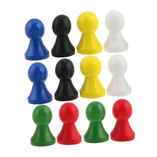 TOYANDONA 12 Stück Brettspielschachzubehör Gehen Schachstein Brettspielzubehör Tragbares Reiseschach Schach Gehen Sie Schachzubehör Gehen Schachperlen Schachspielzubehör Lotusbaum von TOYANDONA