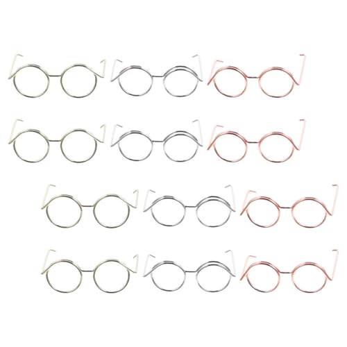 TOYANDONA 12stücke Miniatur Puppenbrillen Aus Kupferdraht Accessoires Für Puppen Für Kreative Bastelprojekte Und Puppen-Outfits Roségold TOYANDONA 12stücke Miniatur Puppenbrillen Aus Kupferdraht Accessoires Für Puppen Für Kreative Bastelprojekte Und Puppen-Outfits Roségold von TOYANDONA