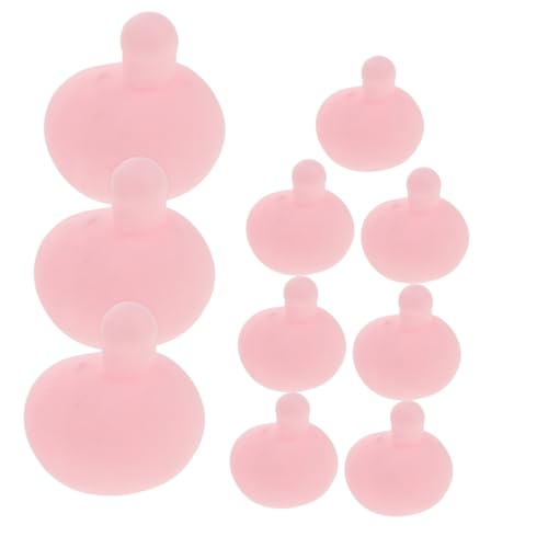 TOYANDONA 12 Stück Bubble Core Ball Stressbälle Squishy Bälle Ersatz Quietscher Für Hundespielzeug Silikon Einlegespielzeug Kotzball Tier Spuckblasen Puppen Einlegespielzeug von TOYANDONA