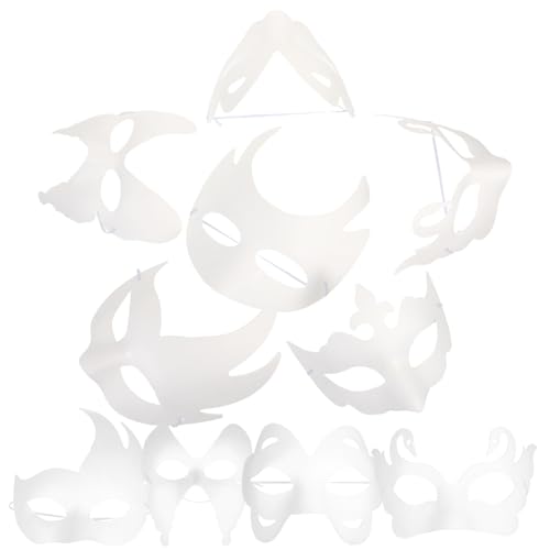 TOYANDONA 12 Stück Diy Papiermasken für Karneval Halloween Unbemalte Masquerade Masken zum Basteln für Kreative Projekte Rollenspiele Sie Besondere mit Freunden TOYANDONA 12 Stück Diy Papiermasken für Karneval Halloween Unbemalte Masquerade Masken zum Basteln für Kreative Projekte Rollenspiele Sie Besondere mit Freunden von TOYANDONA