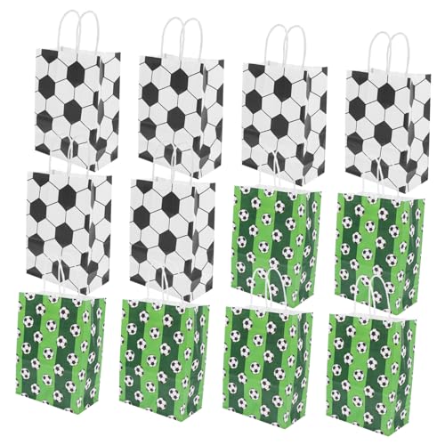 TOYANDONA 12stücke Fußball Mitgebsel Taschen Aus Kraftpapier Partybeutel Für Kindergeburtstage Sport-events Und Feiertagsfeiern Für Süßigkeiten Und Kleine TOYANDONA 12stücke Fußball Mitgebsel Taschen Aus Kraftpapier Partybeutel Für Kindergeburtstage Sport-events Und Feiertagsfeiern Für Süßigkeiten Und Kleine von TOYANDONA