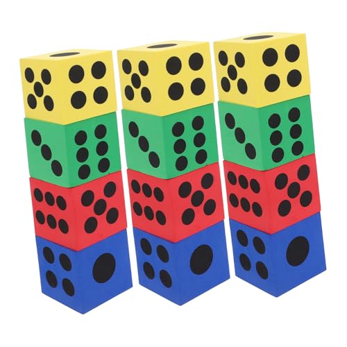TOYANDONA 12 Stück Große Würfel Schaumstoffwürfel Für Veranstaltungen Würfelspiel Klassenzimmer Party Schaumstoffwürfel Für Tombola Unterhaltungswürfel Wiederverwendbares Glückskind TOYANDONA 12 Stück Große Würfel Schaumstoffwürfel Für Veranstaltungen Würfelspiel Klassenzimmer Party Schaumstoffwürfel Für Tombola Unterhaltungswürfel Wiederverwendbares Glückskind von TOYANDONA