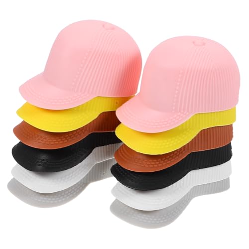 TOYANDONA Miniatur-Sonnenhut-puppenzubehör 12er-Pack Hut-Requisiten Für Babypuppenspielzeug Basteln Und Klassenzimmerdekoration von TOYANDONA