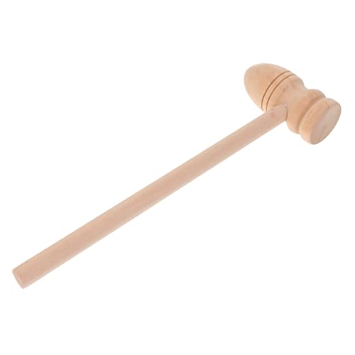 TOYANDONA 12 Stück Massivholz Kleiner Hammer Mini Hammer Holzhämmer Schlagspielzeug Massageschlägel Holzschlagspielzeug DIY Hämmer Lernspielzeug Holzschlägel Kinderspielzeug Mini von TOYANDONA
