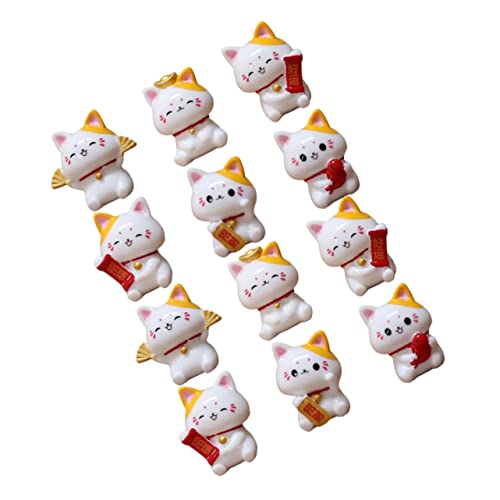 TOYANDONA 12 Stück Miniatur Glückskatzen Tiere Mini Spielzeugfiguren Das Tierauto Mini Figur Kätzchen Figur Katzen Bereicherung Haustiertür Katzen Dekorationen Kätzchen Ornament TOYANDONA 12 Stück Miniatur Glückskatzen Tiere Mini Spielzeugfiguren Das Tierauto Mini Figur Kätzchen Figur Katzen Bereicherung Haustiertür Katzen Dekorationen Kätzchen Ornament von TOYANDONA