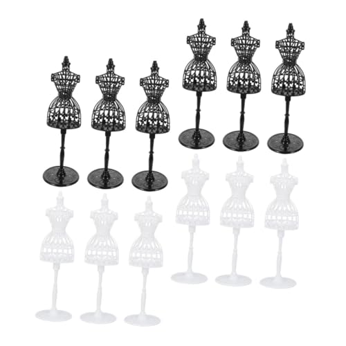 TOYANDONA 12 Stück Miniatur Kleidungsständer aus Kunststoff für Puppen Elegante Kleideranzeige für Puppenhaus Zubehör TOYANDONA 12 Stück Miniatur Kleidungsständer aus Kunststoff für Puppen Elegante Kleideranzeige für Puppenhaus Zubehör von TOYANDONA