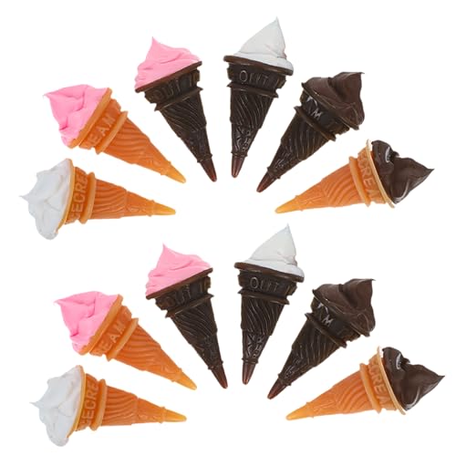 TOYANDONA 12 Stück Miniatureisdekoration Puppenhaus-EIS Simulationsspielzeug Mini Spiel Essen Miniatur -szenenzubehör Miniaturspielzeug Eiscreme Mini Puppenhaus-winkeleis EIS Handwerk Harz TOYANDONA 12 Stück Miniatureisdekoration Puppenhaus-EIS Simulationsspielzeug Mini Spiel Essen Miniatur -szenenzubehör Miniaturspielzeug Eiscreme Mini Puppenhaus-winkeleis EIS Handwerk Harz von TOYANDONA