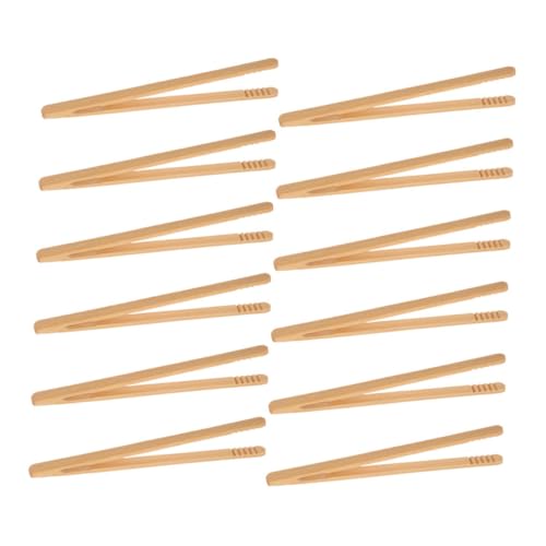 TOYANDONA 12 Stück Montessori Bambus Küchenzange Wiederverwendbare Zangen für Sortieren von Perlen und Feinarbeit Leicht und Sicher für Kreative Lernaktivitäten TOYANDONA 12 Stück Montessori Bambus Küchenzange Wiederverwendbare Zangen für Sortieren von Perlen und Feinarbeit Leicht und Sicher für Kreative Lernaktivitäten von TOYANDONA