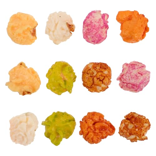 TOYANDONA Künstliche Popcorn-miniaturen Lebensechte Snack-Modelle Aus PVC Für Ohrringe Basteln Schmuck Küchendekor 12 Stück TOYANDONA Künstliche Popcorn-miniaturen Lebensechte Snack-Modelle Aus PVC Für Ohrringe Basteln Schmuck Küchendekor 12 Stück von TOYANDONA
