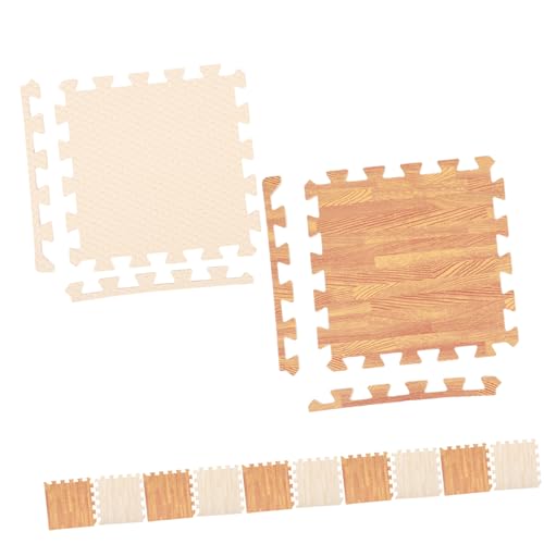 TOYANDONA 12 Stück Puzzlematte Teilig rutschfeste Schaumstoff Spielmatte für Eva Bodenschutzmatte Spielmatte für Zuhause und Fitnessstudio Holzoptik Weiß Hellholz TOYANDONA 12 Stück Puzzlematte Teilig rutschfeste Schaumstoff Spielmatte für Eva Bodenschutzmatte Spielmatte für Zuhause und Fitnessstudio Holzoptik Weiß Hellholz von TOYANDONA