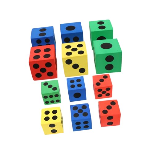 TOYANDONA 12 Stück Schaumwürfel Würfeln Spiel Punktwürfel Punkte Würfel Partywürfel Würfelspiel Spiel Würfel Eva TOYANDONA 12 Stück Schaumwürfel Würfeln Spiel Punktwürfel Punkte Würfel Partywürfel Würfelspiel Spiel Würfel Eva von TOYANDONA
