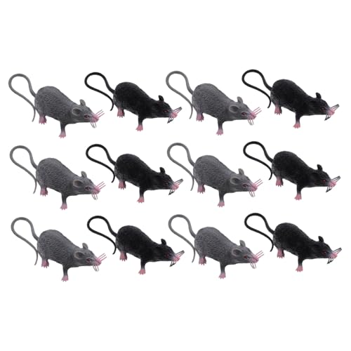 TOYANDONA 12 Stück Simulations-Mausmodell gefälschter Mausstreich simuliertes Mausspielzeug Streich-Party-Zubehör simulierte kleine Maus Rattenspielzeug aus Kunststoff Maus-Modell Plastik TOYANDONA 12 Stück Simulations-Mausmodell gefälschter Mausstreich simuliertes Mausspielzeug Streich-Party-Zubehör simulierte kleine Maus Rattenspielzeug aus Kunststoff Maus-Modell Plastik von TOYANDONA