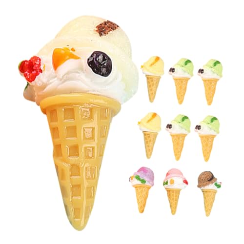 TOYANDONA 12 Stück Simulations- Miniatures miniaturmodelle polsterelemente Dekorationselement Dekorative Eiscreme Lebensartiges Eiscreme-Modellierfigur gefälschtes Eisspielzeug Harz TOYANDONA 12 Stück Simulations- Miniatures miniaturmodelle polsterelemente Dekorationselement Dekorative Eiscreme Lebensartiges Eiscreme-Modellierfigur gefälschtes Eisspielzeug Harz von TOYANDONA