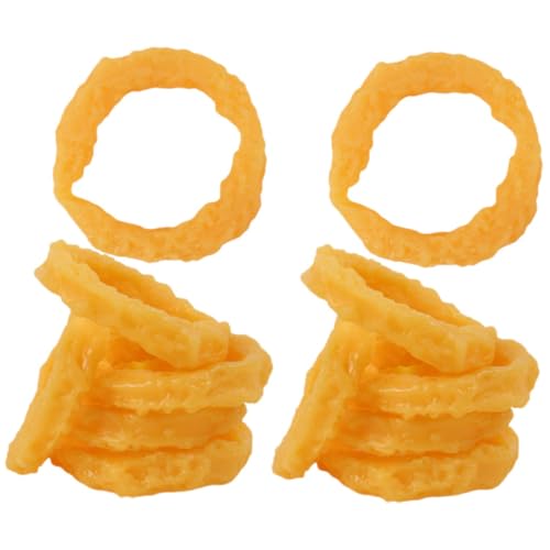 TOYANDONA 12 Stück Simulierte Frittierte Tintenfischringe Simulationsmodell Gebratener Lebensmittel Burger Künstliches Lebensmittelmodell Krabbe Simuliertes Essensdekor PVC Yellow TOYANDONA 12 Stück Simulierte Frittierte Tintenfischringe Simulationsmodell Gebratener Lebensmittel Burger Künstliches Lebensmittelmodell Krabbe Simuliertes Essensdekor PVC Yellow von TOYANDONA
