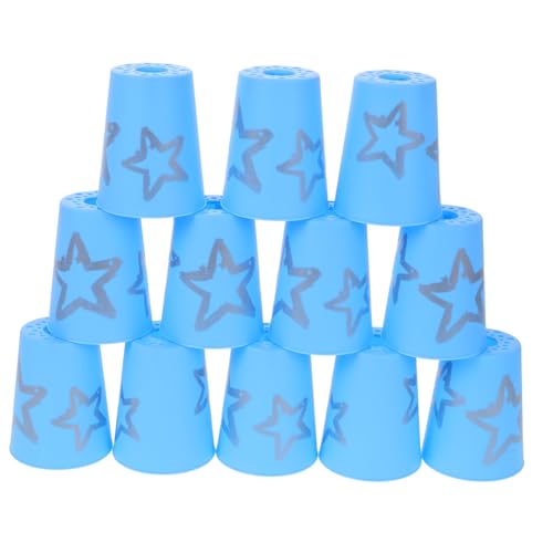TOYANDONA 12 Stück Tassen stapeln Sportpokal-Stapelspiele Spiele zum schnellen Stapeln von Bechern Tassen stapeln Pokalstapelspiel schnelles Pokalspiel Pokalspiele Plastik Sky-Blue TOYANDONA 12 Stück Tassen stapeln Sportpokal-Stapelspiele Spiele zum schnellen Stapeln von Bechern Tassen stapeln Pokalstapelspiel schnelles Pokalspiel Pokalspiele Plastik Sky-Blue von TOYANDONA