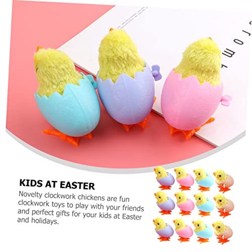 TOYANDONA 12 Stück Teiliges Aufziehspielzeug Wind Up Küken Plüschspielzeug Springendes Hüpfendes Küken für Ostern Farben TOYANDONA 12 Stück Teiliges Aufziehspielzeug Wind Up Küken Plüschspielzeug Springendes Hüpfendes Küken für Ostern Farben von TOYANDONA