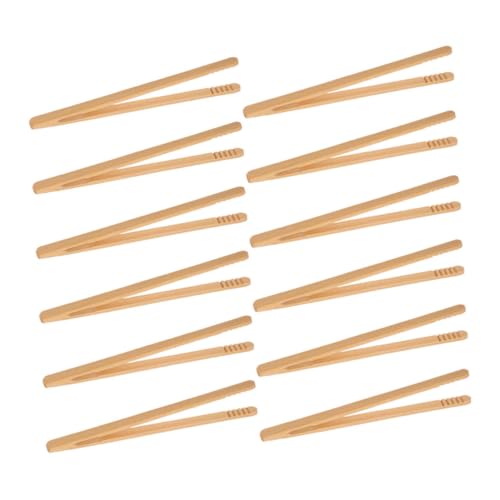 TOYANDONA 12 Stück Teiliges Bambus Pinzetten Montessori Motorik Leichte Kompakte Holzzangen für Perlen Sortieren Snack Greifen Feinmotorisches Training Nachhaltig TOYANDONA 12 Stück Teiliges Bambus Pinzetten Montessori Motorik Leichte Kompakte Holzzangen für Perlen Sortieren Snack Greifen Feinmotorisches Training Nachhaltig von TOYANDONA