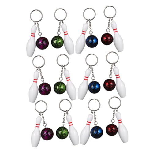 TOYANDONA 12 Stück Teiliges Bowling Schlüsselanhänger mit Realistischem Kugel Design Bunte Sport Geschenke Praktische Schlüsselringe für Taschen Auto Rucksack als Party Mitgebsel und Preise TOYANDONA 12 Stück Teiliges Bowling Schlüsselanhänger mit Realistischem Kugel Design Bunte Sport Geschenke Praktische Schlüsselringe für Taschen Auto Rucksack als Party Mitgebsel und Preise von TOYANDONA