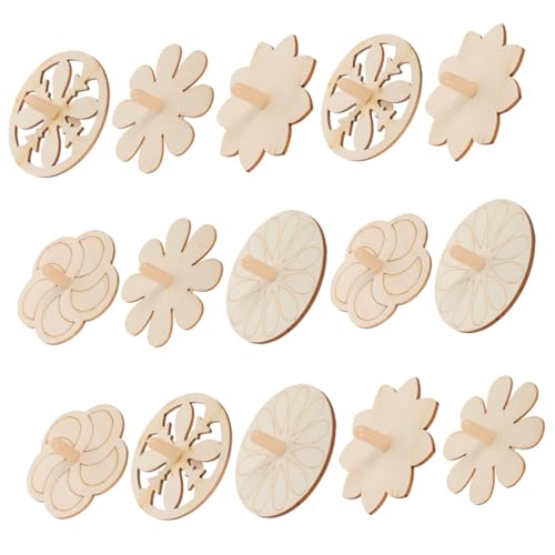 TOYANDONA 12 Stück Teiliges DIY Holzkreisel Bunte Lustige Unvollendete Gyroskope für Fördert Hand Auge Koordination für Kindergeburtstag Halloween und Outdoor Spiel TOYANDONA 12 Stück Teiliges DIY Holzkreisel Bunte Lustige Unvollendete Gyroskope für Fördert Hand Auge Koordination für Kindergeburtstag Halloween und Outdoor Spiel von TOYANDONA