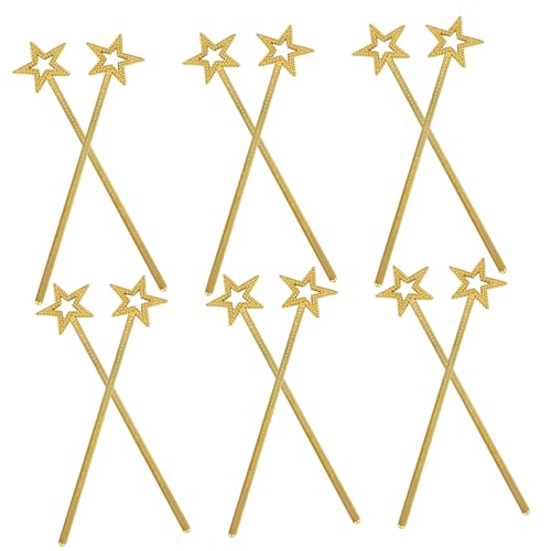 TOYANDONA 12 Stück Teiliges Glitzernde Stern Goldfarben Engels und Feenstab Requisiten für Mädchen Leichte Prinzessin Sticks für Geburtstagsfeiern Halloween Weihnachten und Bühnenauftritte TOYANDONA 12 Stück Teiliges Glitzernde Stern Goldfarben Engels und Feenstab Requisiten für Mädchen Leichte Prinzessin Sticks für Geburtstagsfeiern Halloween Weihnachten und Bühnenauftritte von TOYANDONA