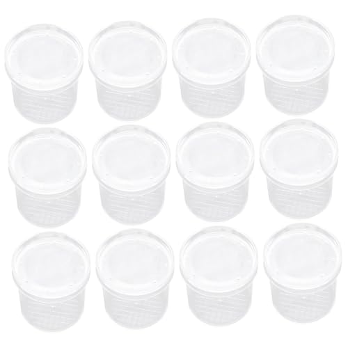 TOYANDONA 12 Stück Teiliges Insekten Beobachtungsset mit Lupe Leichte Mittlere Luftdurchlässige Aufbewahrungsboxen für Kleine Tiere Tragbare Multifunktionale Käfige für Outdoor nutzung von TOYANDONA