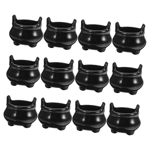 TOYANDONA 12 Stück Teiliges Mini Halloween Miniatur mit Realistischem Design DIY Bastelornamente Schwarze Miniöfen für Puppenhäuser und Halloween Dekoration TOYANDONA 12 Stück Teiliges Mini Halloween Miniatur mit Realistischem Design DIY Bastelornamente Schwarze Miniöfen für Puppenhäuser und Halloween Dekoration von TOYANDONA