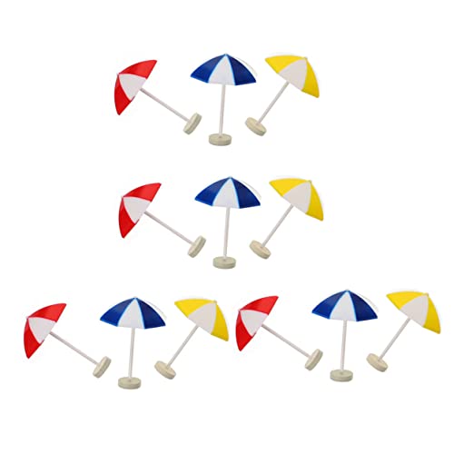 TOYANDONA 12 Stück Teiliges Mini Strand Sonnenschirm Miniatur Sonnenschirme in Rot Blau Gelb Wetterfeste Deko für Puppenhaus DIY Mikro Landschaft Stabile Detailgetreue Strand Accessoires TOYANDONA 12 Stück Teiliges Mini Strand Sonnenschirm Miniatur Sonnenschirme in Rot Blau Gelb Wetterfeste Deko für Puppenhaus DIY Mikro Landschaft Stabile Detailgetreue Strand Accessoires von TOYANDONA