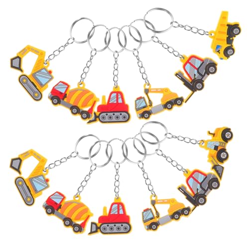 TOYANDONA 12 Stück Teiliges PVC Baumaschinen Schlüsselanhänger mit Bagger Bulldozer Zementmischer für Partygeschenke Bau Themen Geburtstag und Shower Dekoration TOYANDONA 12 Stück Teiliges PVC Baumaschinen Schlüsselanhänger mit Bagger Bulldozer Zementmischer für Partygeschenke Bau Themen Geburtstag und Shower Dekoration von TOYANDONA