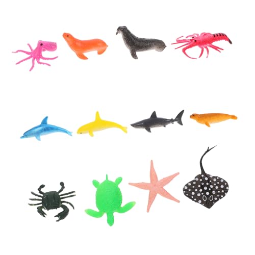 TOYANDONA 12 Stück Teiliges Realistische Meerestiere Figuren Detailgetreue Simulation Meereslebewesen Aquarium Deko mit Walen Haien Krebsen Hummern Seelöwen Schildkröten Lernspielzeug TOYANDONA 12 Stück Teiliges Realistische Meerestiere Figuren Detailgetreue Simulation Meereslebewesen Aquarium Deko mit Walen Haien Krebsen Hummern Seelöwen Schildkröten Lernspielzeug von TOYANDONA