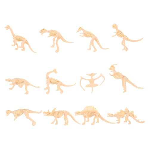 TOYANDONA 12 Stück Teiliges Realistisches Dinosaurier Modellset Leichte Mini Dinosaurier Figuren Kindgerechtes zum Ausgraben und Sammeln Langlebig und Sicher für Jungen und Mädchen Ab von TOYANDONA