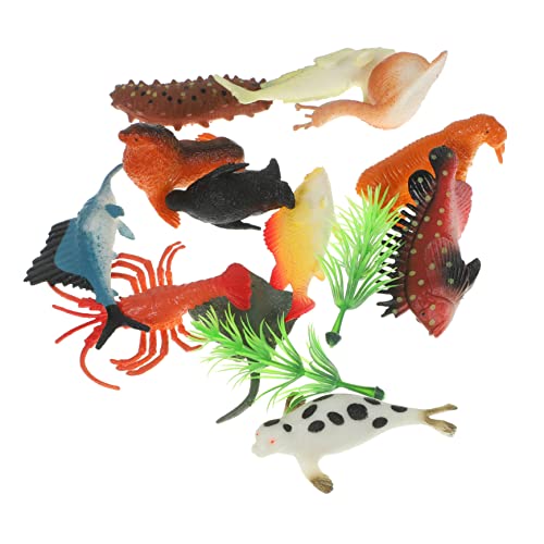 TOYANDONA 12 Stück Teiliges Set Meerestiere Figuren aus Realistische Spielzeugmodelle für Lernspielzeug Dekoration für Meeresthema und Kreative Bastelprojekte TOYANDONA 12 Stück Teiliges Set Meerestiere Figuren aus Realistische Spielzeugmodelle für Lernspielzeug Dekoration für Meeresthema und Kreative Bastelprojekte von TOYANDONA