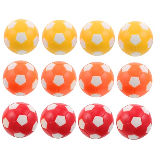 TOYANDONA 12 Stück Teiliges Tischfußball Ersatzbälle Langlebige Mini Kickerbälle Passend für Tischkicker und Fußballspiele TOYANDONA 12 Stück Teiliges Tischfußball Ersatzbälle Langlebige Mini Kickerbälle Passend für Tischkicker und Fußballspiele von TOYANDONA