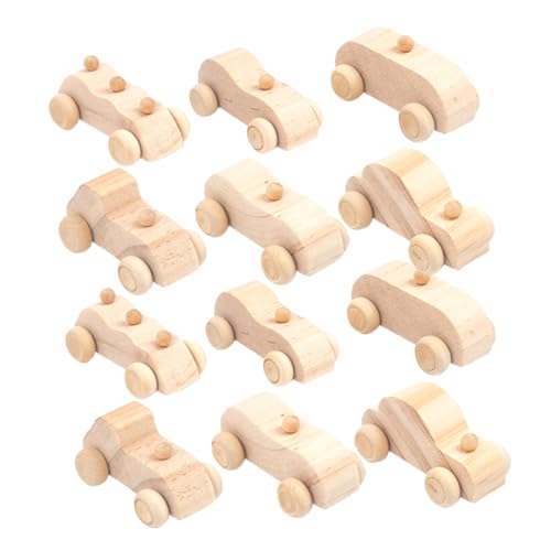 TOYANDONA 12 Stück Teiliges Unbemalte Holzautos DIY Bastelspielzeug für Kreative Holzspielzeuge Hand Auge Koordination und für Jungen TOYANDONA 12 Stück Teiliges Unbemalte Holzautos DIY Bastelspielzeug für Kreative Holzspielzeuge Hand Auge Koordination und für Jungen von TOYANDONA