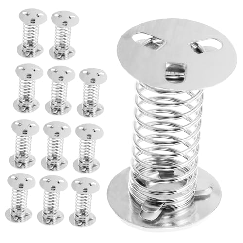 TOYANDONA 12 Stück Teiliges Wackelfedern aus Robustem mit Selbstklebender Basis für DIY Wackelpuppen und Schüttelfiguren Flexibel und Langlebig für Kreative Bastelprojekte von TOYANDONA