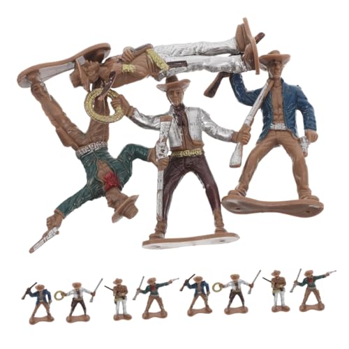 TOYANDONA 12 Stück Teiliges Western Cowboy Figuren Plastische Cowboy Figuren für Partys Bildungszwecke und Kreative Spielumgebungen für Sammler TOYANDONA 12 Stück Teiliges Western Cowboy Figuren Plastische Cowboy Figuren für Partys Bildungszwecke und Kreative Spielumgebungen für Sammler von TOYANDONA