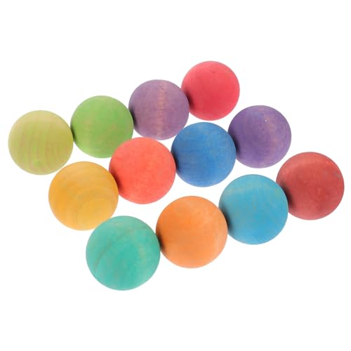 TOYANDONA 12 Stück Vorschulspielzeug Lernspielzeug Für Kleinkinder Klassenzimmerspielzeug Für Kleinkinder Holzkugel Regenbogenballspielzeug Lustige Ballspielzeuge Holzfarbene Kugel Hölzern TOYANDONA 12 Stück Vorschulspielzeug Lernspielzeug Für Kleinkinder Klassenzimmerspielzeug Für Kleinkinder Holzkugel Regenbogenballspielzeug Lustige Ballspielzeuge Holzfarbene Kugel Hölzern von TOYANDONA