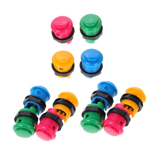 TOYANDONA 12 Stücke Arcade-Button-Zubehör druckknopfschalter druckschalter Ersatz-Tasten für Videospiele Gaming-Button-Satz Gaming-Button-Set EIN-Knopf-Schalter Knöpfe Knopfnadeln Hardware- TOYANDONA 12 Stücke Arcade-Button-Zubehör druckknopfschalter druckschalter Ersatz-Tasten für Videospiele Gaming-Button-Satz Gaming-Button-Set EIN-Knopf-Schalter Knöpfe Knopfnadeln Hardware- von TOYANDONA