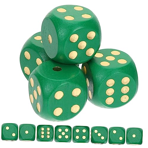 TOYANDONA 12 Stücke Würfel St Patrick Tag Zubehör St Patrick Party Favors St Patrick Decor Grün Holz TOYANDONA 12 Stücke Würfel St Patrick Tag Zubehör St Patrick Party Favors St Patrick Decor Grün Holz von TOYANDONA