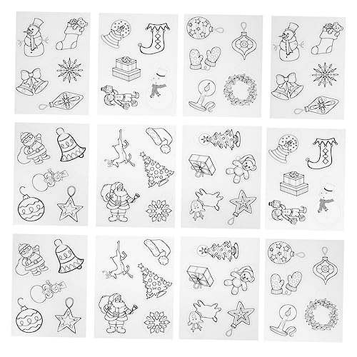 TOYANDONA 12 Teiliges Set Weihnachtsschrumpffolienblätter Für Weihnachten Weihnachtsanhänger Für Schmuck Transparente Weihnachtsdekorationen Weihnachtsplüschtiere Weihnachtsbasteln TOYANDONA 12 Teiliges Set Weihnachtsschrumpffolienblätter Für Weihnachten Weihnachtsanhänger Für Schmuck Transparente Weihnachtsdekorationen Weihnachtsplüschtiere Weihnachtsbasteln von TOYANDONA