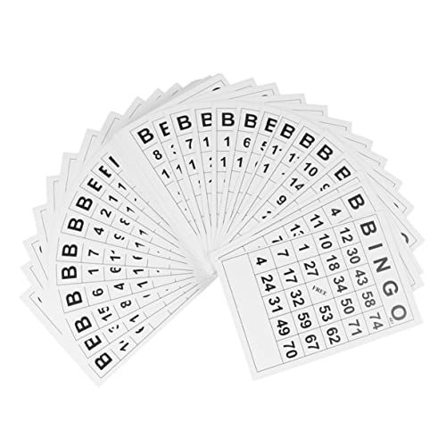 TOYANDONA 120 Stück Spiel-Bingo-Karten Bingokarten wiederverwendbar Kinderspiele von Desktop- Bingokarten für beschichtetes Papier TOYANDONA 120 Stück Spiel-Bingo-Karten Bingokarten wiederverwendbar Kinderspiele von Desktop- Bingokarten für beschichtetes Papier von TOYANDONA