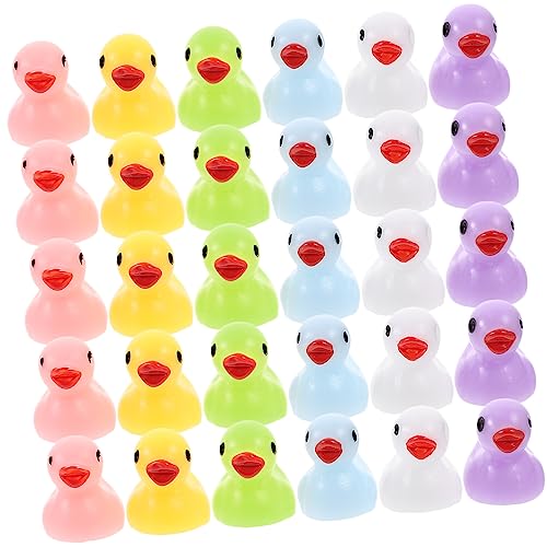 TOYANDONA 120Stücke Harzente Figuren für Garten Dekoration Puppenhäuser und Pflanzendekoration Langlebig Sicher für Gestaltungen von TOYANDONA