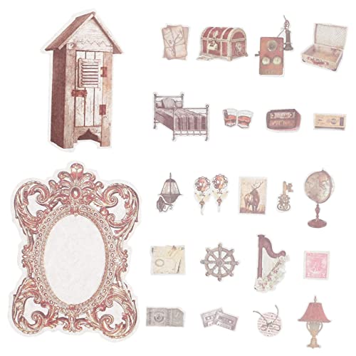 TOYANDONA 120st Vintage Blumen Aufkleber Scrapbook-Aufkleber Album-Aufkleber Aufkleber Für Tagebuchmaterial Planer-Journal-Label Selbstklebender Planer-Aufkleber Scrapbooking-zubehör-kit PVC TOYANDONA 120st Vintage Blumen Aufkleber Scrapbook-Aufkleber Album-Aufkleber Aufkleber Für Tagebuchmaterial Planer-Journal-Label Selbstklebender Planer-Aufkleber Scrapbooking-zubehör-kit PVC von TOYANDONA