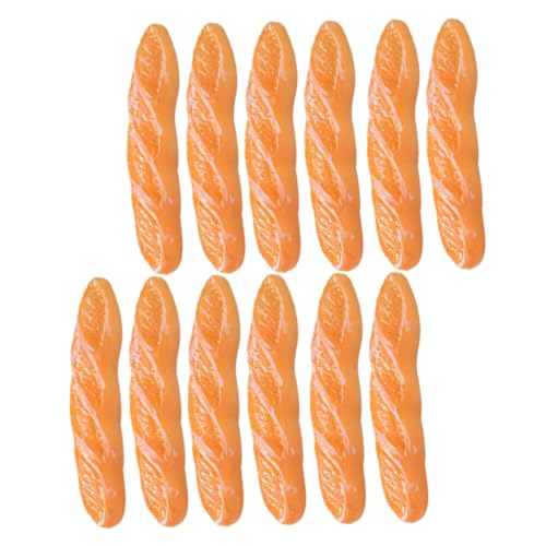 TOYANDONA 12Pcs Nachgemachtes langes Baguette Plüsch Mini-Laibpfanne Freunde Kastenform Miniatur Puppe praktisch deko Harzhandwerk winziges Essen Mini-Brot-Modell Minibrot Orange TOYANDONA 12Pcs Nachgemachtes langes Baguette Plüsch Mini-Laibpfanne Freunde Kastenform Miniatur Puppe praktisch deko Harzhandwerk winziges Essen Mini-Brot-Modell Minibrot Orange von TOYANDONA