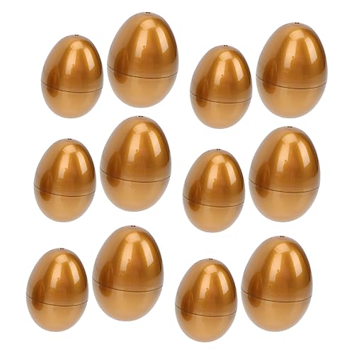 TOYANDONA 12St Gacha easter eggs ostern süßigkeiten-box schokoladen box süsüigkeiten box Eier aus Polystyrol Füllstoffe befüllbar Gel ostereier aus plastik Dekoration pp Golden TOYANDONA 12St Gacha easter eggs ostern süßigkeiten-box schokoladen box süsüigkeiten box Eier aus Polystyrol Füllstoffe befüllbar Gel ostereier aus plastik Dekoration pp Golden von TOYANDONA