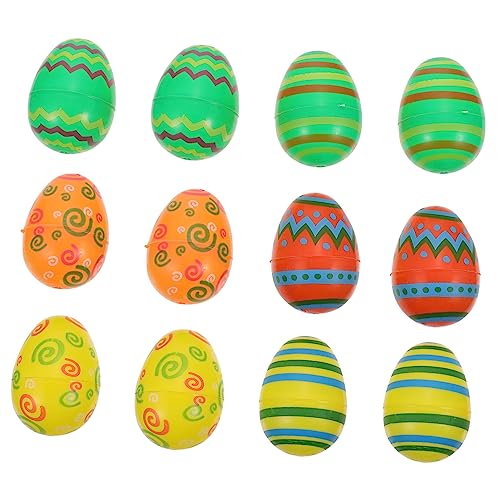 TOYANDONA 12stücke Füllbare Ostereier Aus Bunte Leere Eier Für Ostern Basteln Und Dekoration Für Und Partys Für Kreative Aktivitäten TOYANDONA 12stücke Füllbare Ostereier Aus Bunte Leere Eier Für Ostern Basteln Und Dekoration Für Und Partys Für Kreative Aktivitäten von TOYANDONA
