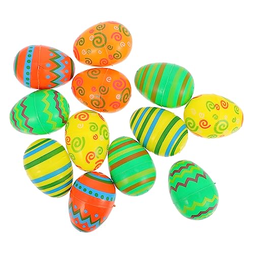 TOYANDONA 12St Ostereier Zappelspielzeug Schaumeier basteln passende Eier Dinosaurier-Ei easter egg decoration easter decoration osterversorgung Festival dekoratives Osterei Plastik Colorful TOYANDONA 12St Ostereier Zappelspielzeug Schaumeier basteln passende Eier Dinosaurier-Ei easter egg decoration easter decoration osterversorgung Festival dekoratives Osterei Plastik Colorful von TOYANDONA