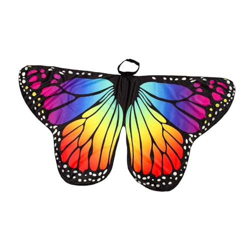 TOYANDONA 12St Schmetterlingsschal Schmetterlingsflügel-Umhang Schmetterlingsflügel für Kleinkinder Mädchen-Outfits Kleider deko Umhang für Bühnenauftritte Flügel Schal Mode Mantel schmücken von TOYANDONA