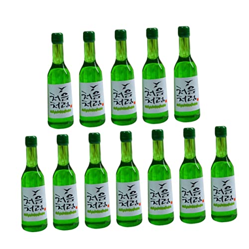 TOYANDONA 12stücke Miniatur Weinflaschen Simulation Reis Weinflasche Spielzeug Miniatur Resin Flasche Weinflaschen Ornament Puppenhaus Dekoration von TOYANDONA