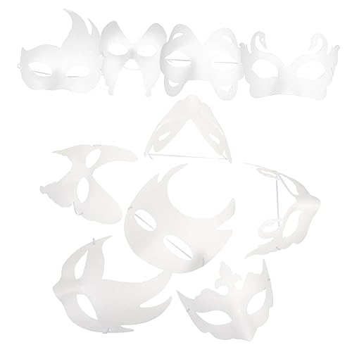 TOYANDONA 12St Zellstoffmaske selber machen Tanzmaske leere Masken zum Malen Maske reinigen Heimwerken halloween masken halloweenmaske Partygeschenke Maskerade Masken Masse Papier Weiß TOYANDONA 12St Zellstoffmaske selber machen Tanzmaske leere Masken zum Malen Maske reinigen Heimwerken halloween masken halloweenmaske Partygeschenke Maskerade Masken Masse Papier Weiß von TOYANDONA