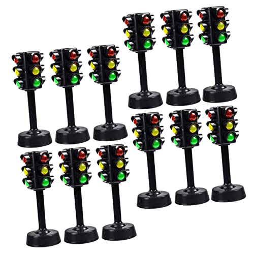 TOYANDONA 12St für die frühkindliche Bildung verkehrszeichen zabawki stymulujące rozwój Ampellampe -Ampeln Bildungsverkehrsmodell Ampelmodell für Kleinkinder Abs TOYANDONA 12St für die frühkindliche Bildung verkehrszeichen zabawki stymulujące rozwój Ampellampe -Ampeln Bildungsverkehrsmodell Ampelmodell für Kleinkinder Abs von TOYANDONA
